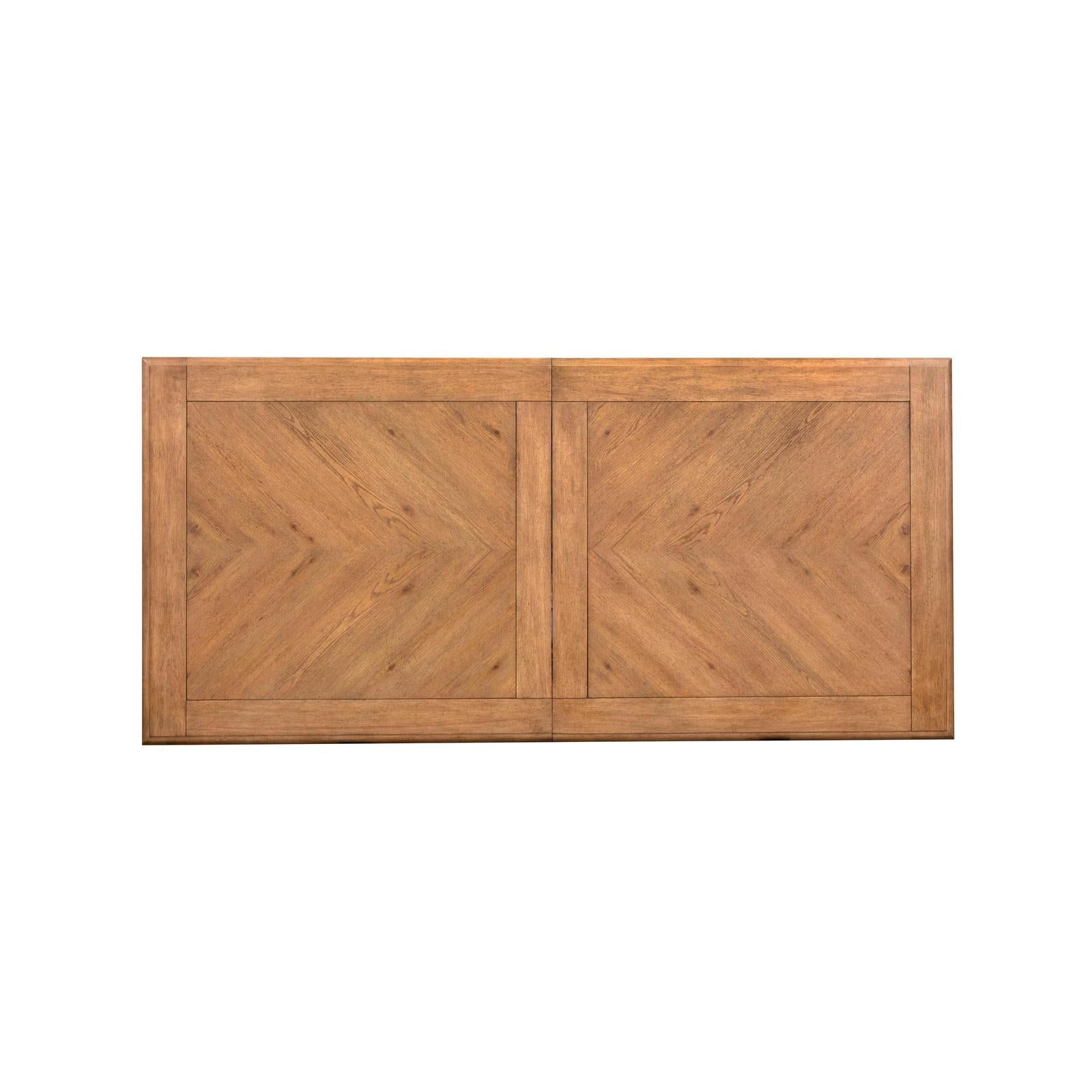 Magnussen Home Woodward Dark Clove Trestle Extendable Dining Table