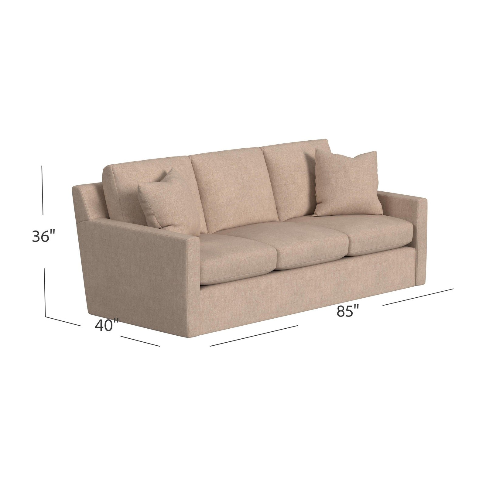 Hooker Upholstery Daxton 3 over 3 Sofa