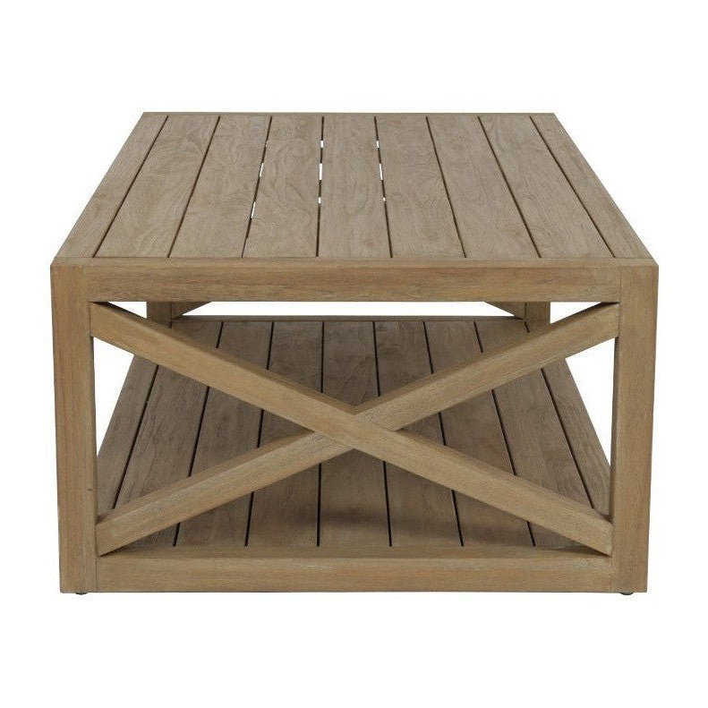 Sunset West Coastal Teak X Coffee Table