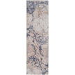 Feizy Laina 39G8F Transitional Abstract in Tan/Blue