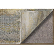 Feizy Aura 3735F Modern Abstract Rug in Gold/Gray/Ivory