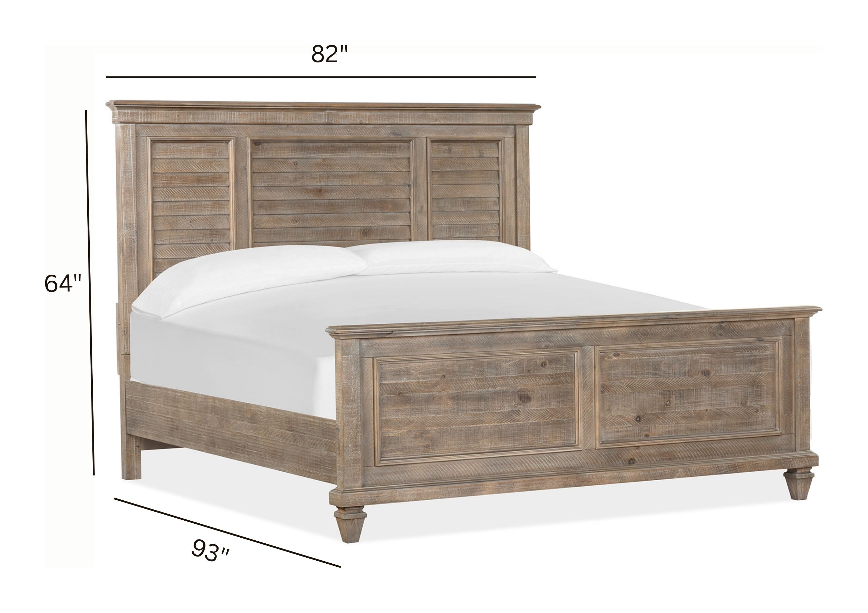 Magnussen Home Lancaster Dovetail Grey Bed