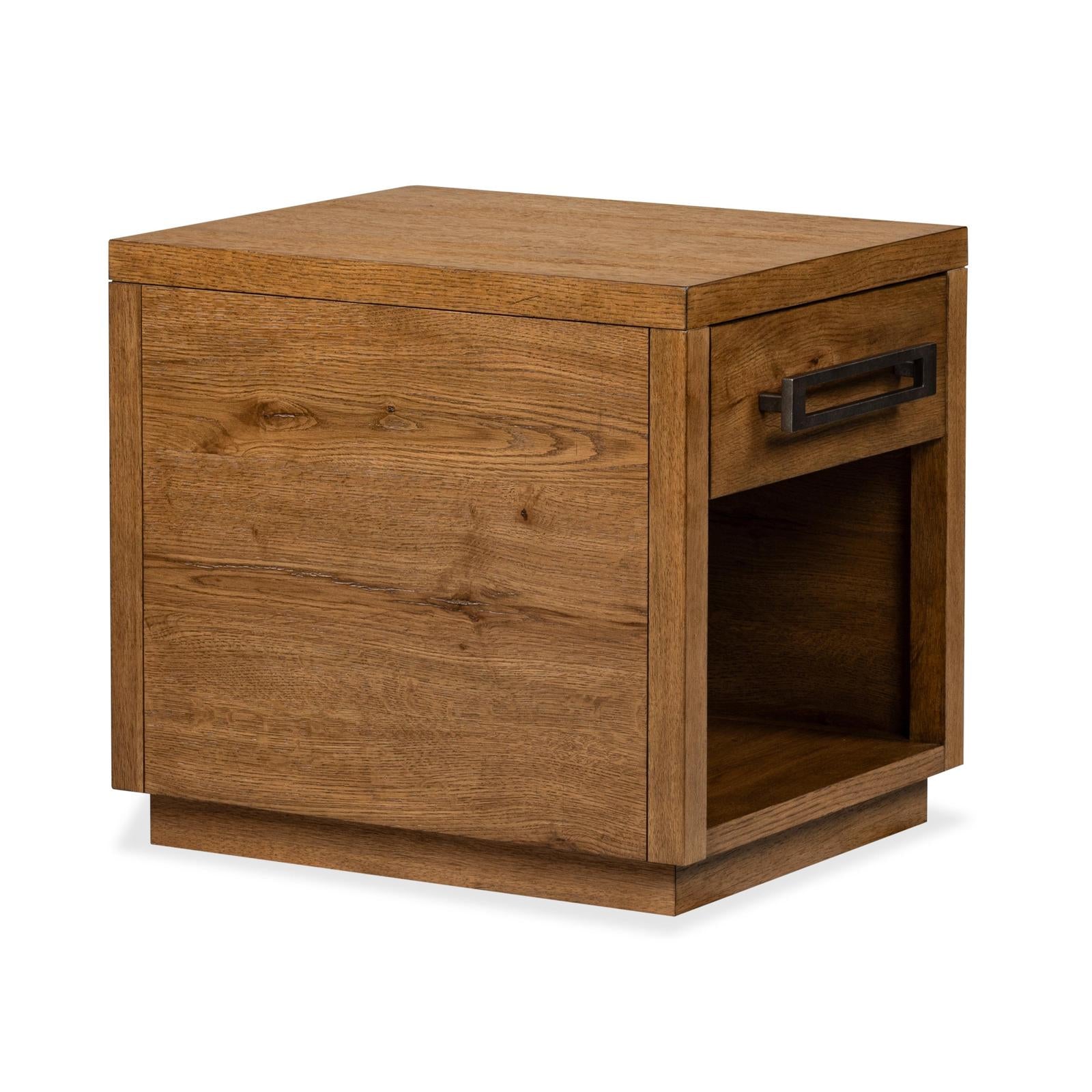 Magnussen Home Marcel Brown Drawer End Table