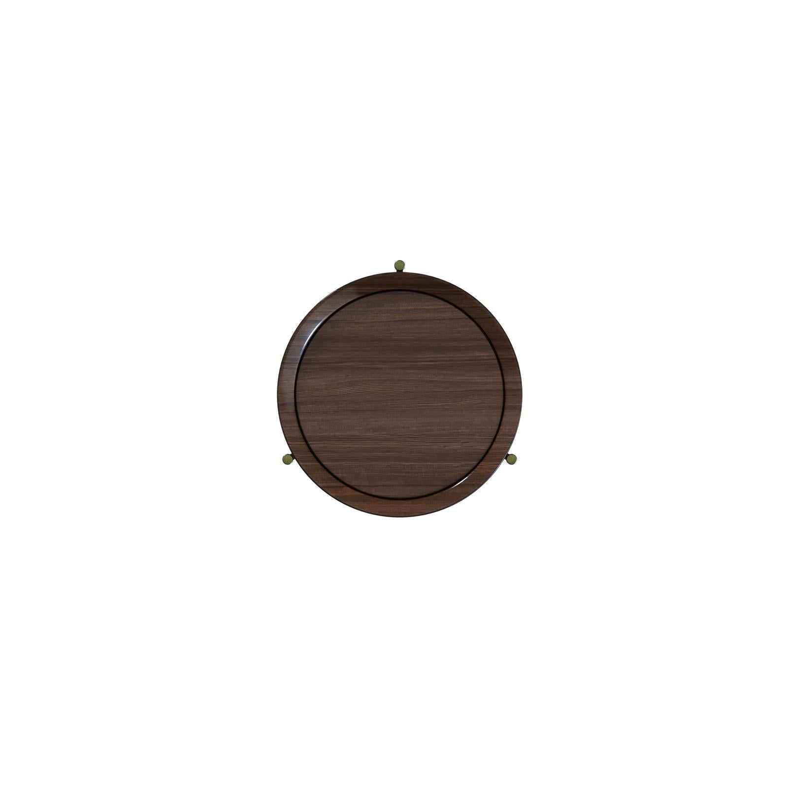 Magnussen Home Wren Dark Brown Tray End Table