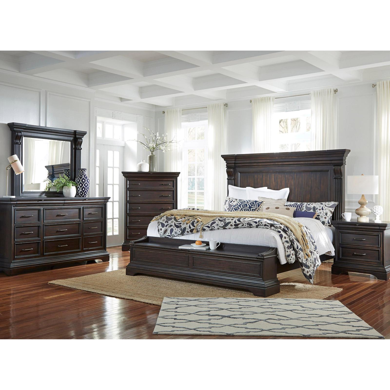 Pulaski Furniture Caldwell Smoked Molasses Bed