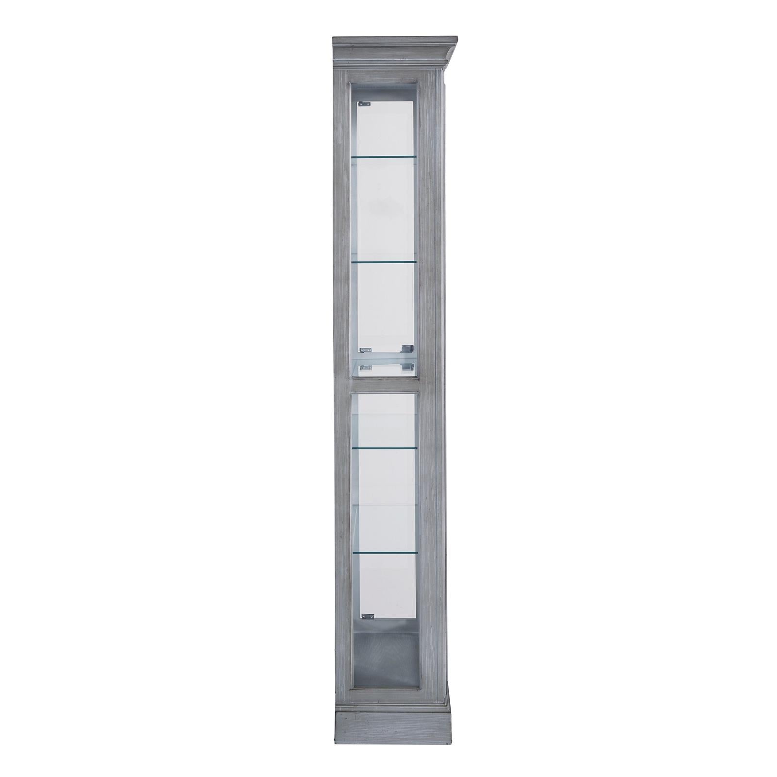 Pulaski Furniture Pulaski Furniture Accents Gray Side Entry Curio Cabinet