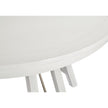Magnussen Home Heron Cove Chalk White And Dovetail Grey Round Dining Table
