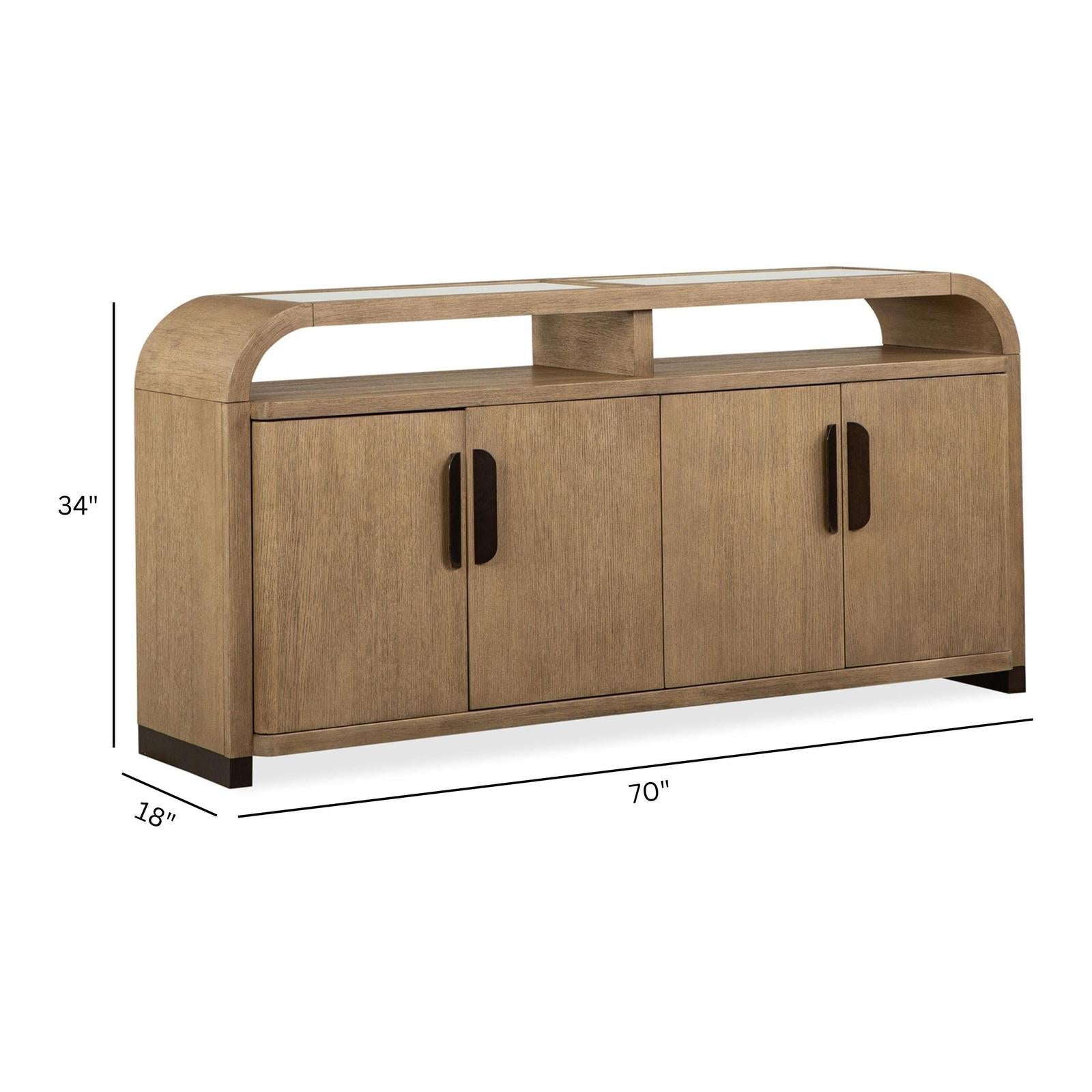 Magnussen Home Tristan Swiss Coffee Sideboard