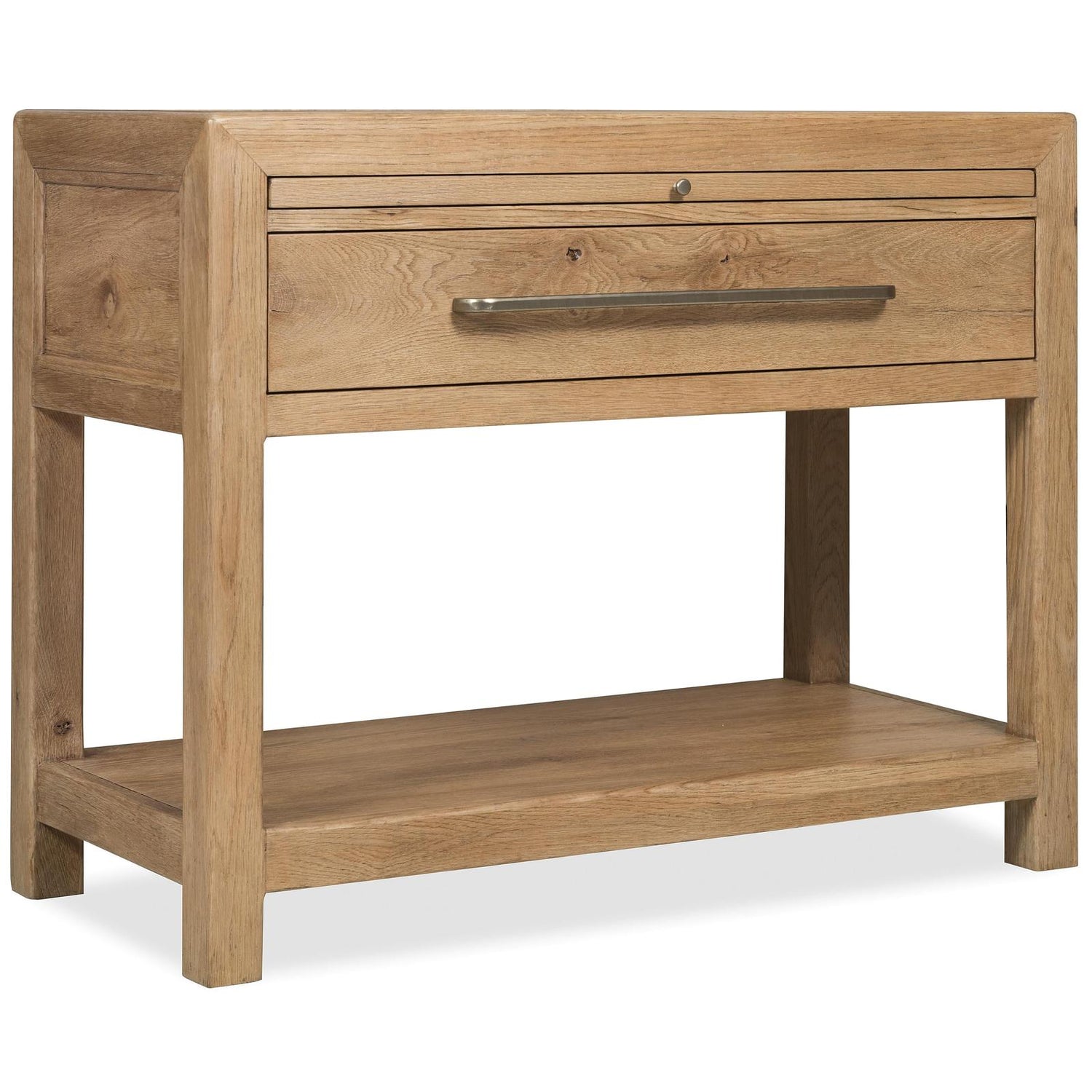Hooker Furniture Driftwood One-Drawer Nightstand with Stone