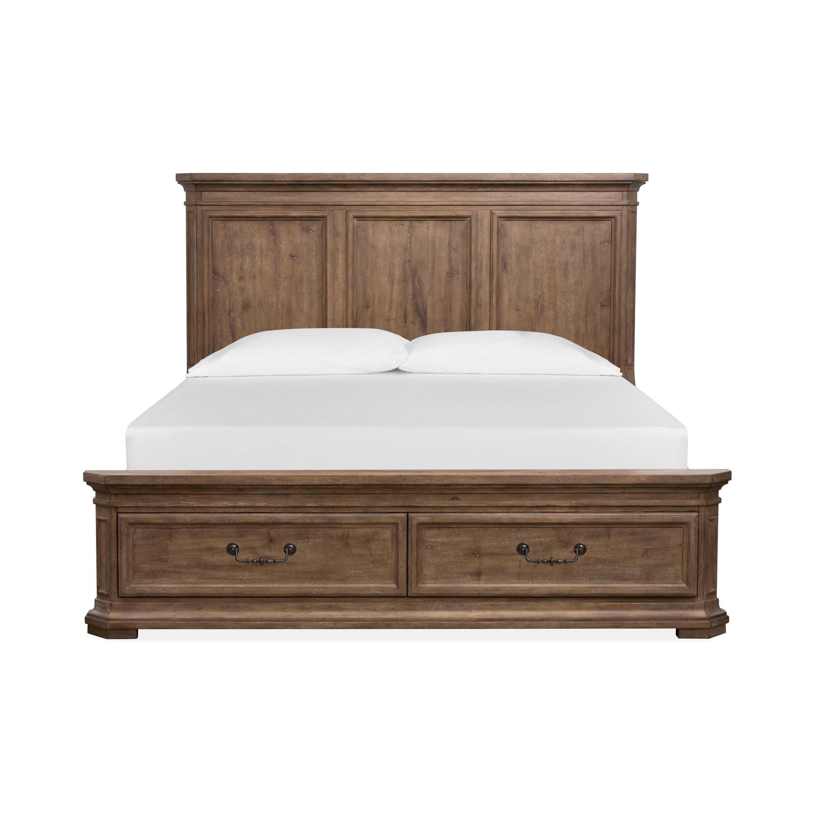 Magnussen Home Adler Court Florentine Walnut Panel Bed