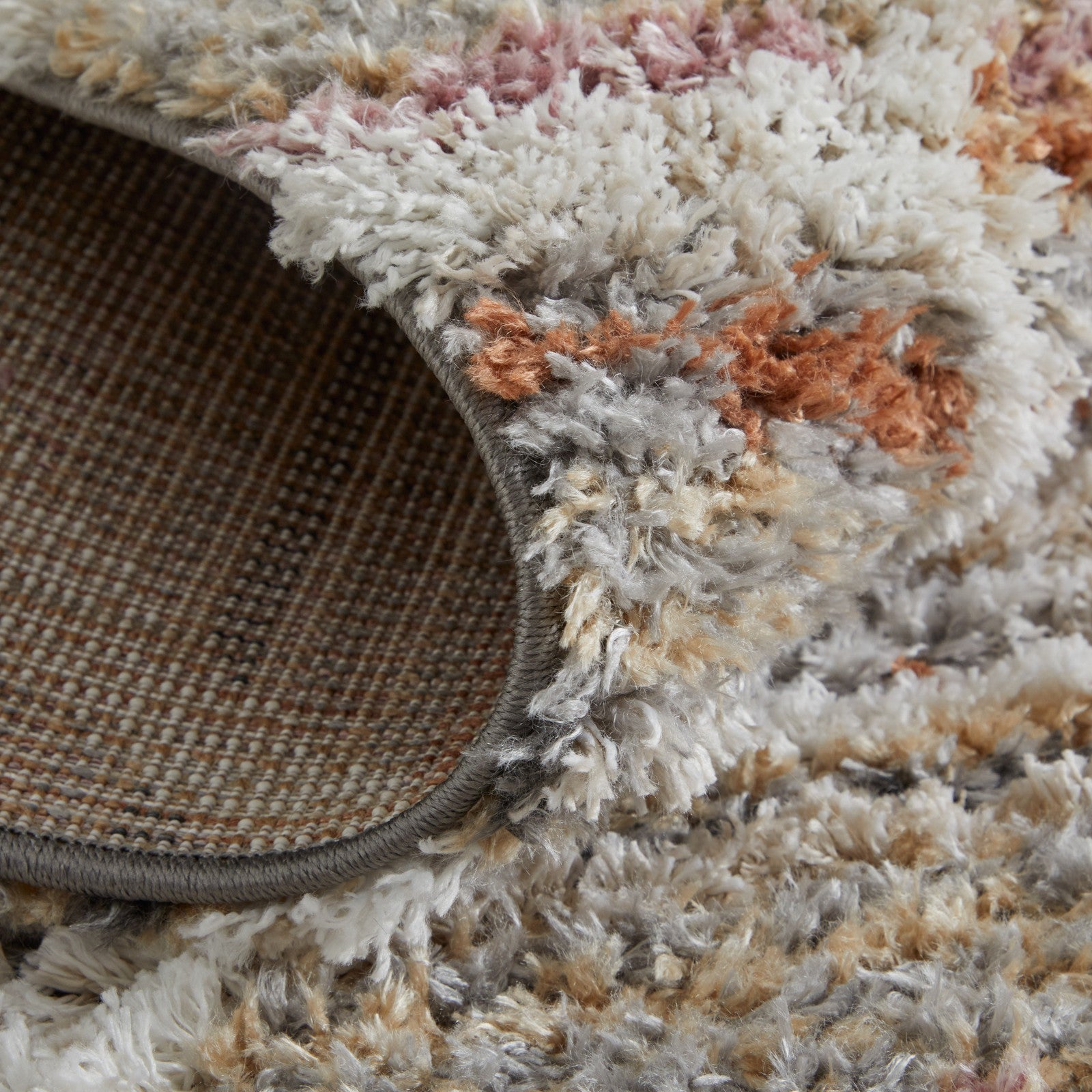 Feizy Mynka 39ICF Transitional Diamond in Tan/Taupe/Ivory
