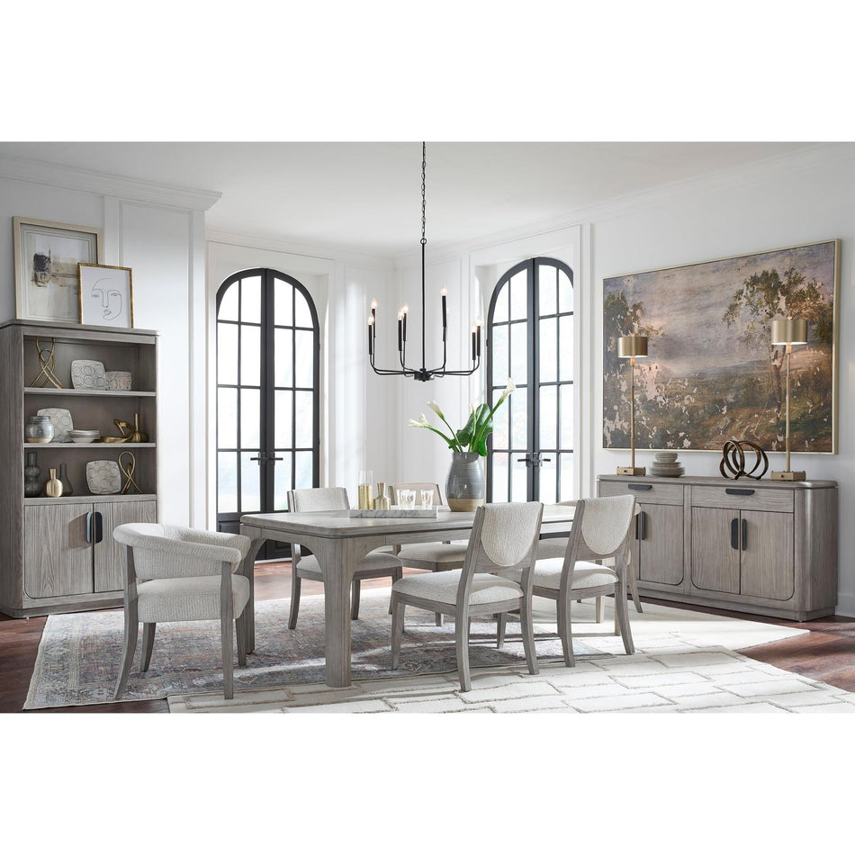 Magnussen Home Braelyn Dorian Grey Upholstered Side Chair Set of 2