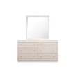 Magnussen Home Cypress Point Sand Dollar Double Drawer Dresser With Portrait Mirror