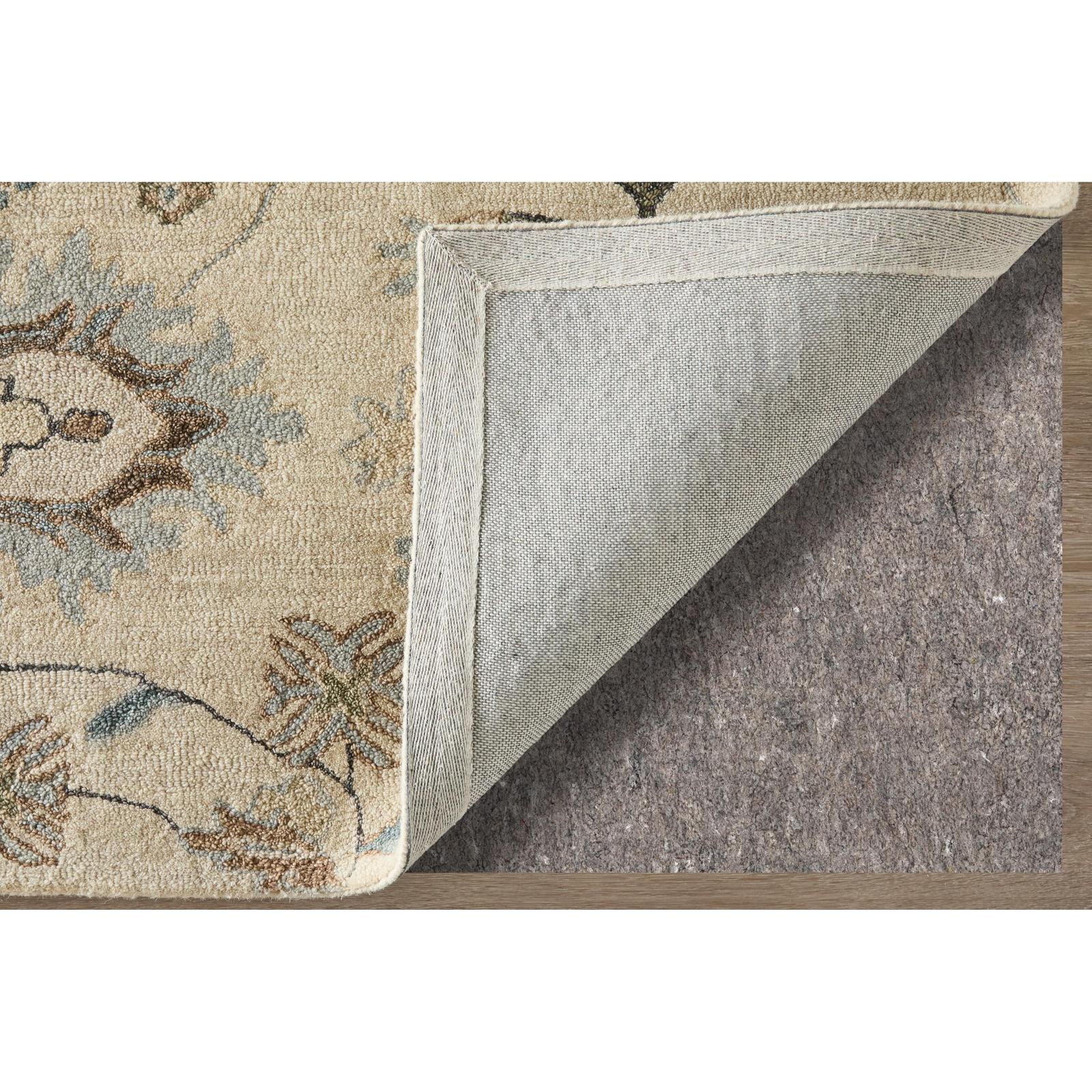 Feizy Springfield 8A48F Transitional Floral & Botanical Rug in Ivory/Tan/Gray