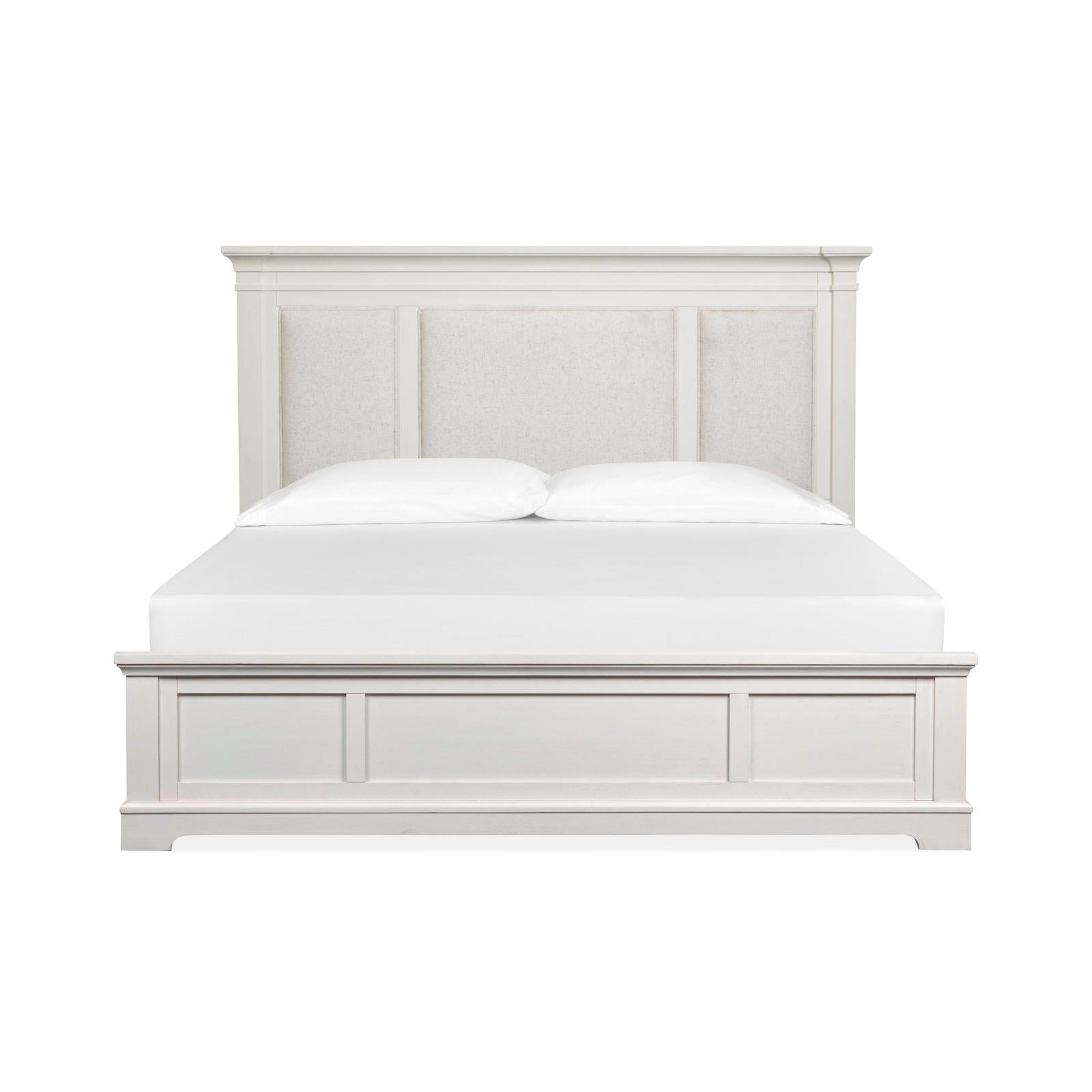 Magnussen Home Kingston Whisper White & Cerused Nutmeg Bed
