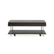 Magnussen Home Spencer Dark Briarsmoke Lift Top Storage Cocktail Table With Casters