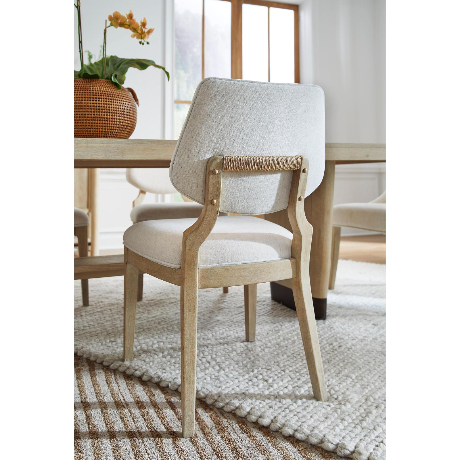 Salt Life Home Sunset Cove Sanibel Brown Upholstered Side Chair Two Pack II