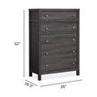 Magnussen Home Merrifield Raisin Black Drawer Chest
