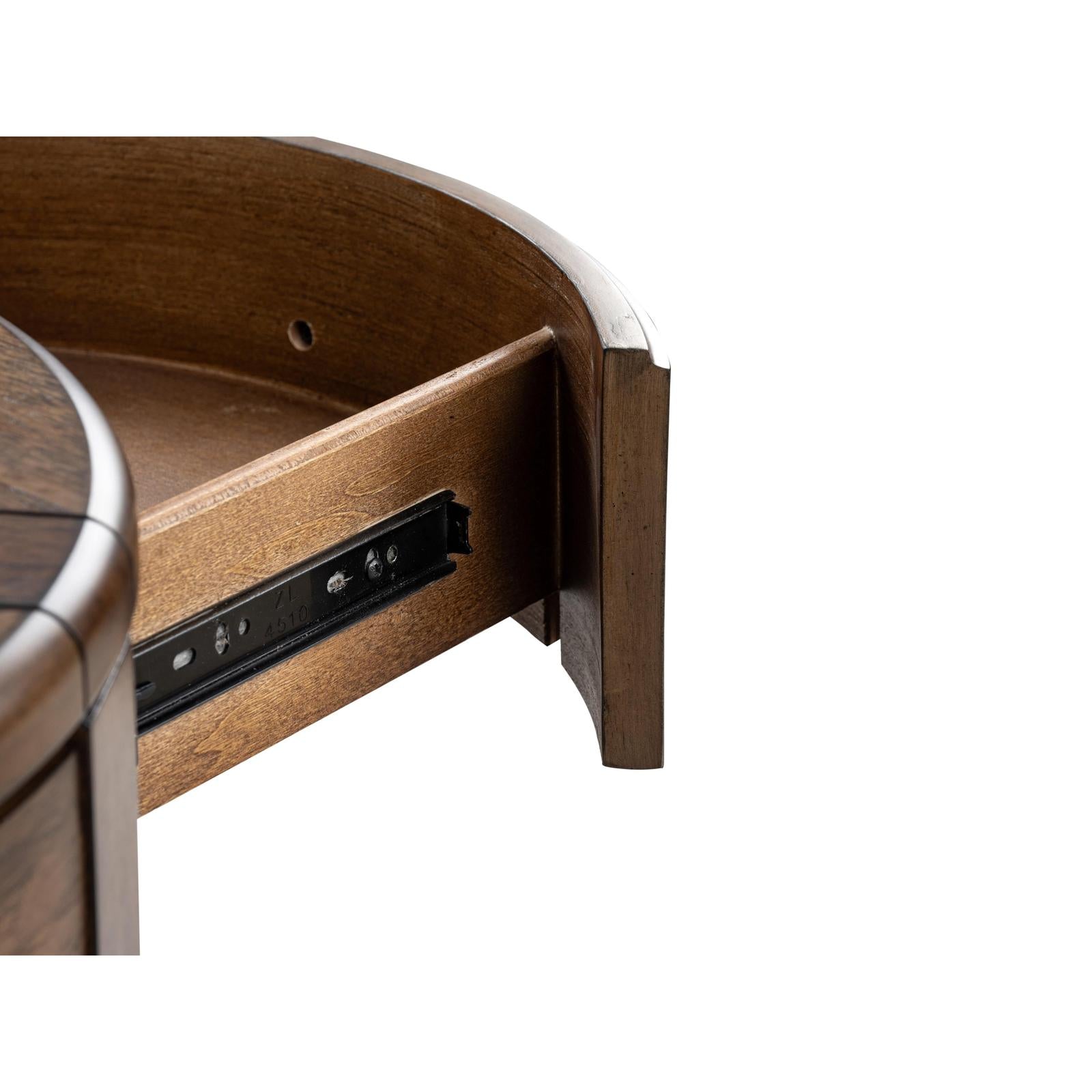 Magnussen Home Connolly Brown Drawer End Table