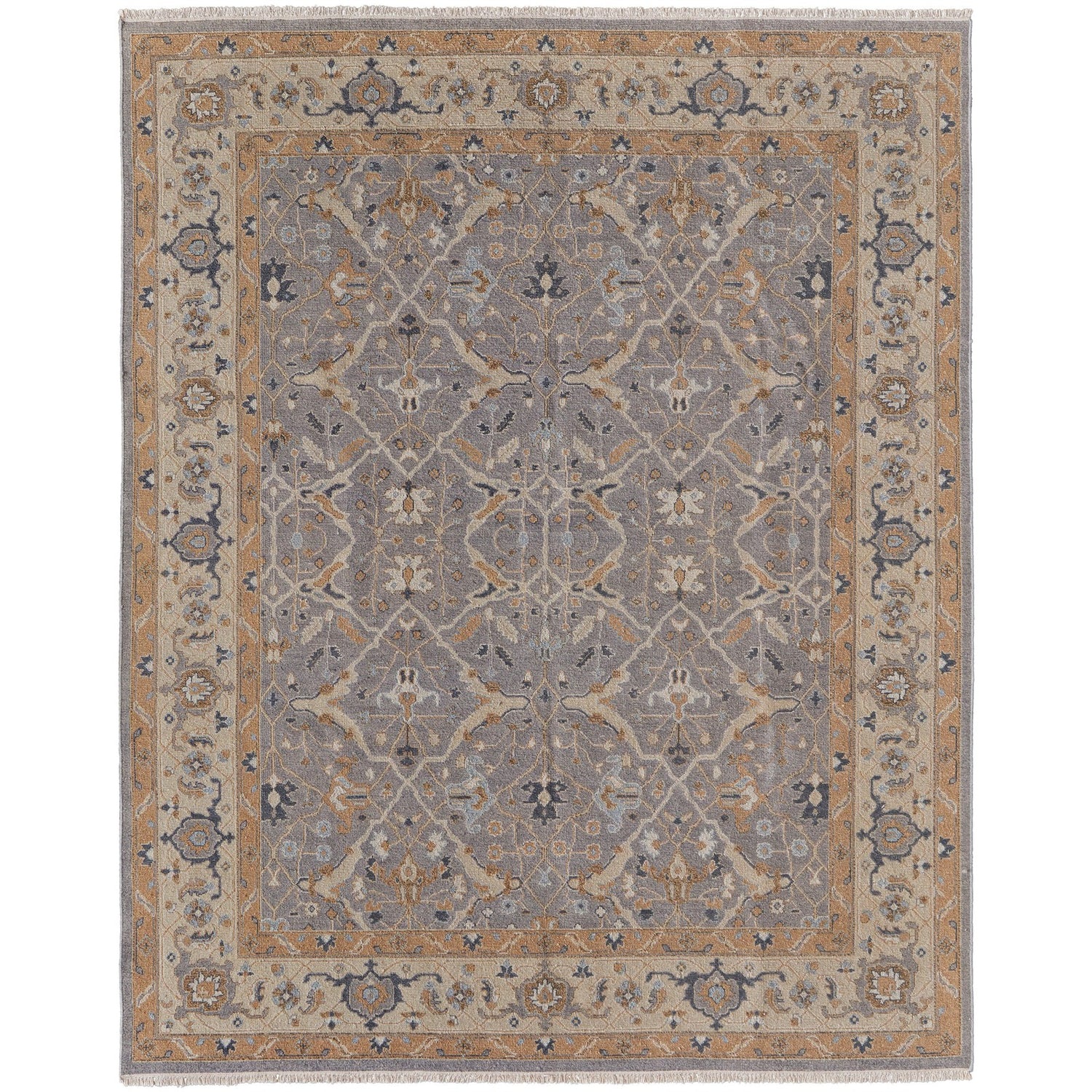 Feizy Corbitt 0611F Traditional Oriental in Gray/Gold