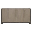Pulaski Anderson Park Moose Trail And Frontier Brown 4 Door Sideboard