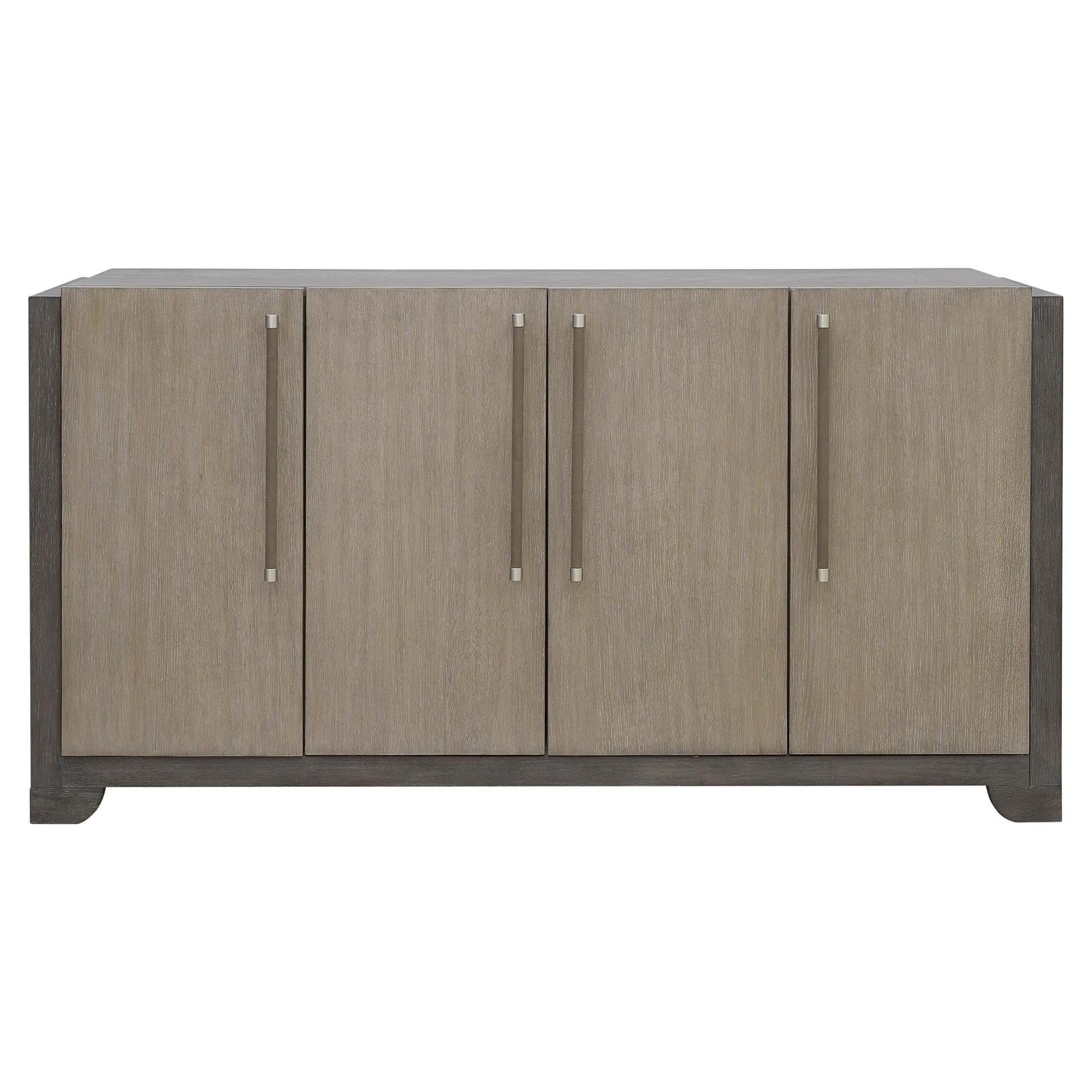 Pulaski Anderson Park Moose Trail And Frontier Brown 4 Door Sideboard