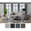 Feizy Richmond 39R4F Modern Abstract Rug in Ivory/Gray/Blue