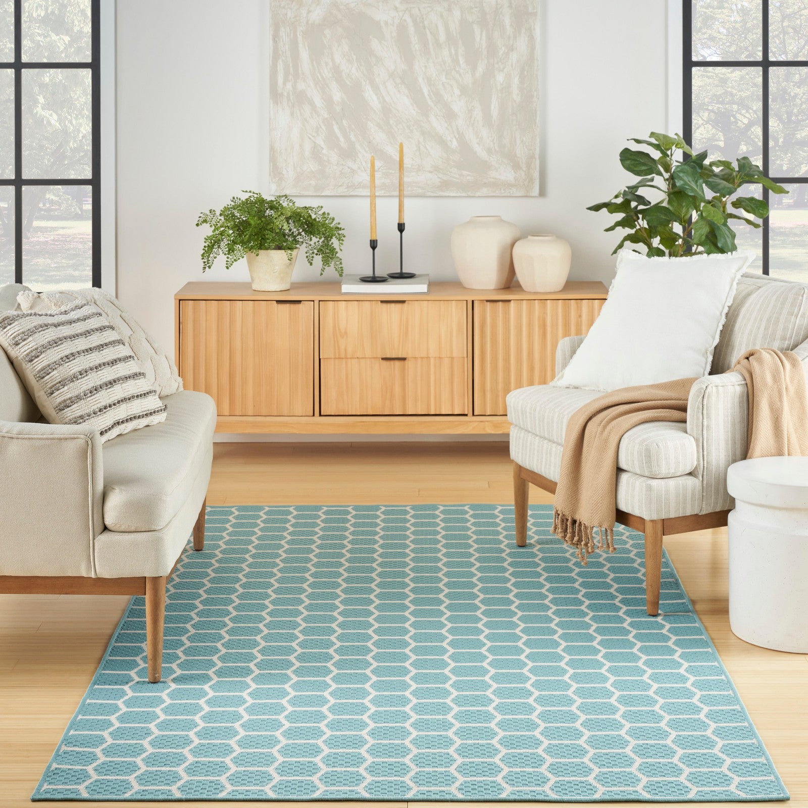 Nourison Twist Reversible TWS01 Modern Rug