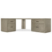 Hooker Furniture Linville Falls Corner Desk with File and Lateral File