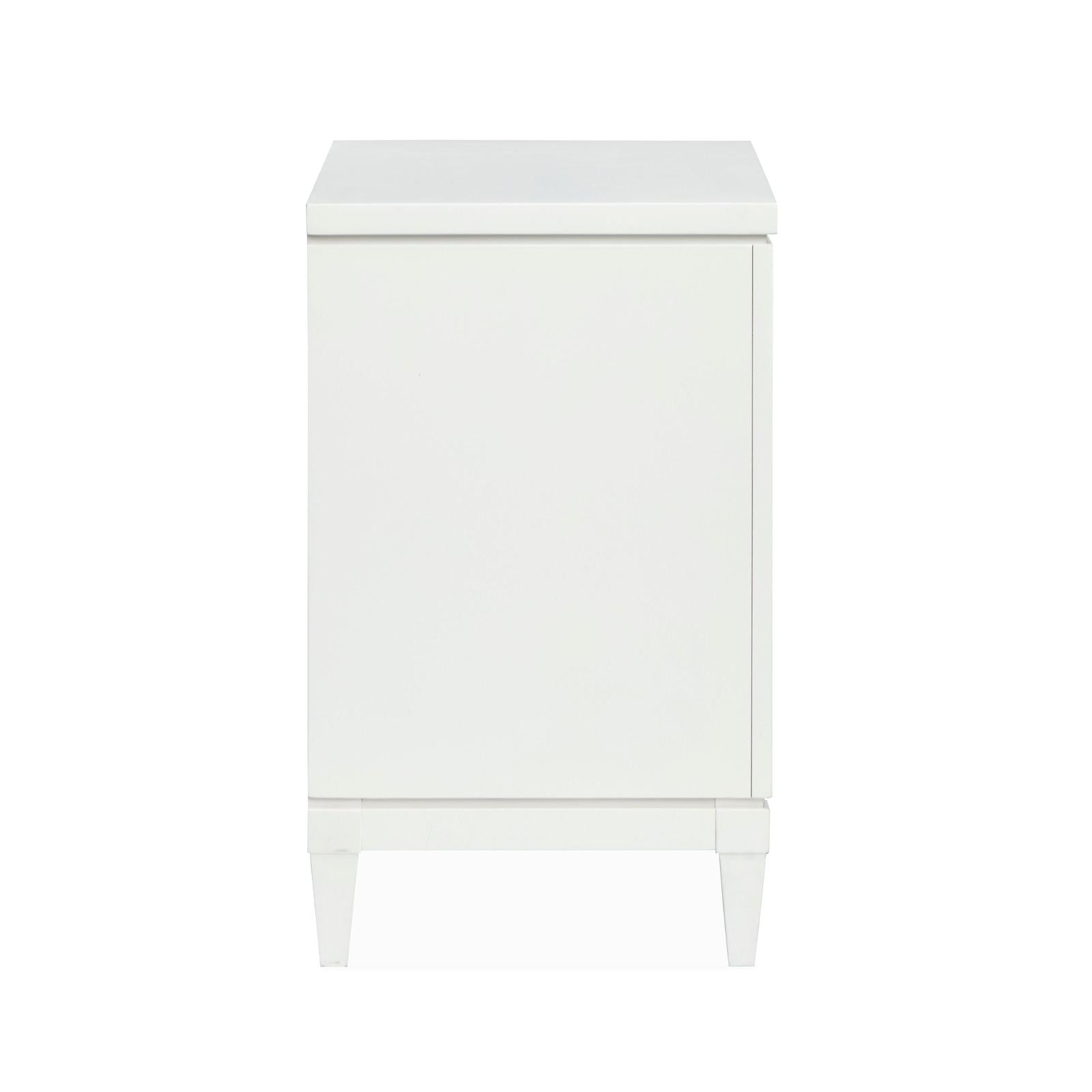 Magnussen Home Springhouse Whisper White Door Nightstand