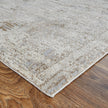 Feizy Vancouver 39FHF Modern Abstract in Ivory/Gray/Tan
