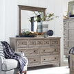 Magnussen Home Paxton Place Dovetail Grey Drawer Dresser