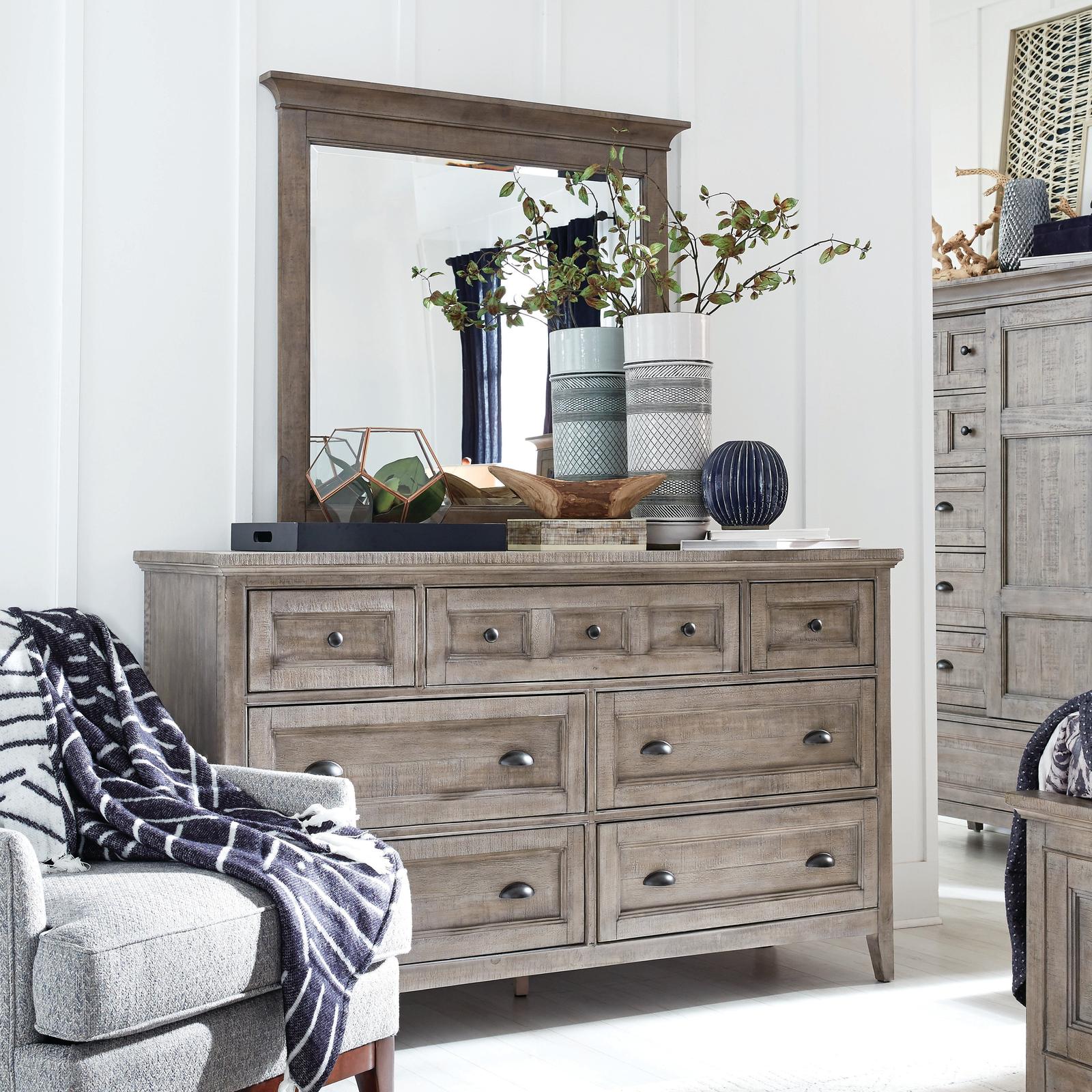 Magnussen Home Paxton Place Dovetail Grey Drawer Dresser