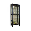 Pulaski Furniture PFC Curios Lighted Curio Gallery Style 5 Shelf Cabinet