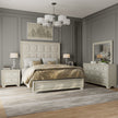 Pulaski Furniture Camila Creamy White Upholstered Bed