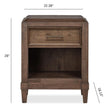 Magnussen Home Groveland Park Antique Coffee Open Nightstand