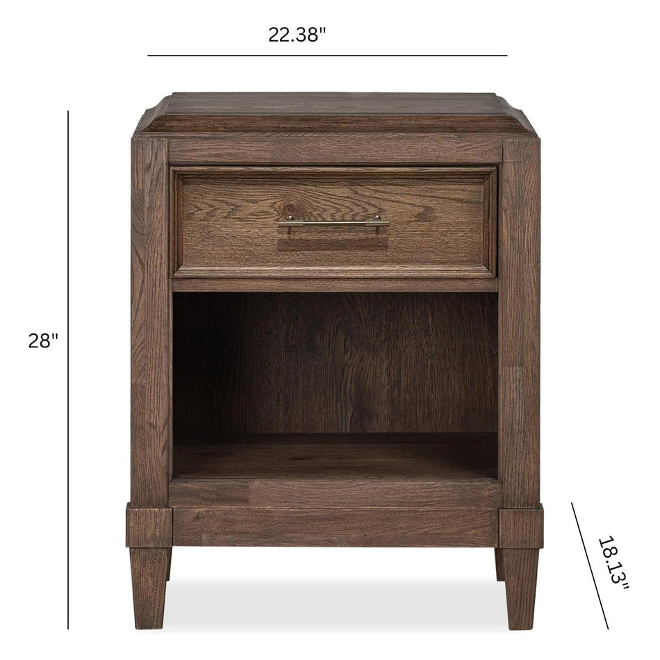 Magnussen Home Groveland Park Antique Coffee Open Nightstand