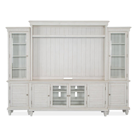 Magnussen Home Newport Alabaster Entertainment Wall