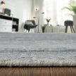 Feizy Brighton 69CGF Modern Abstract in Ivory/Blue/Gray