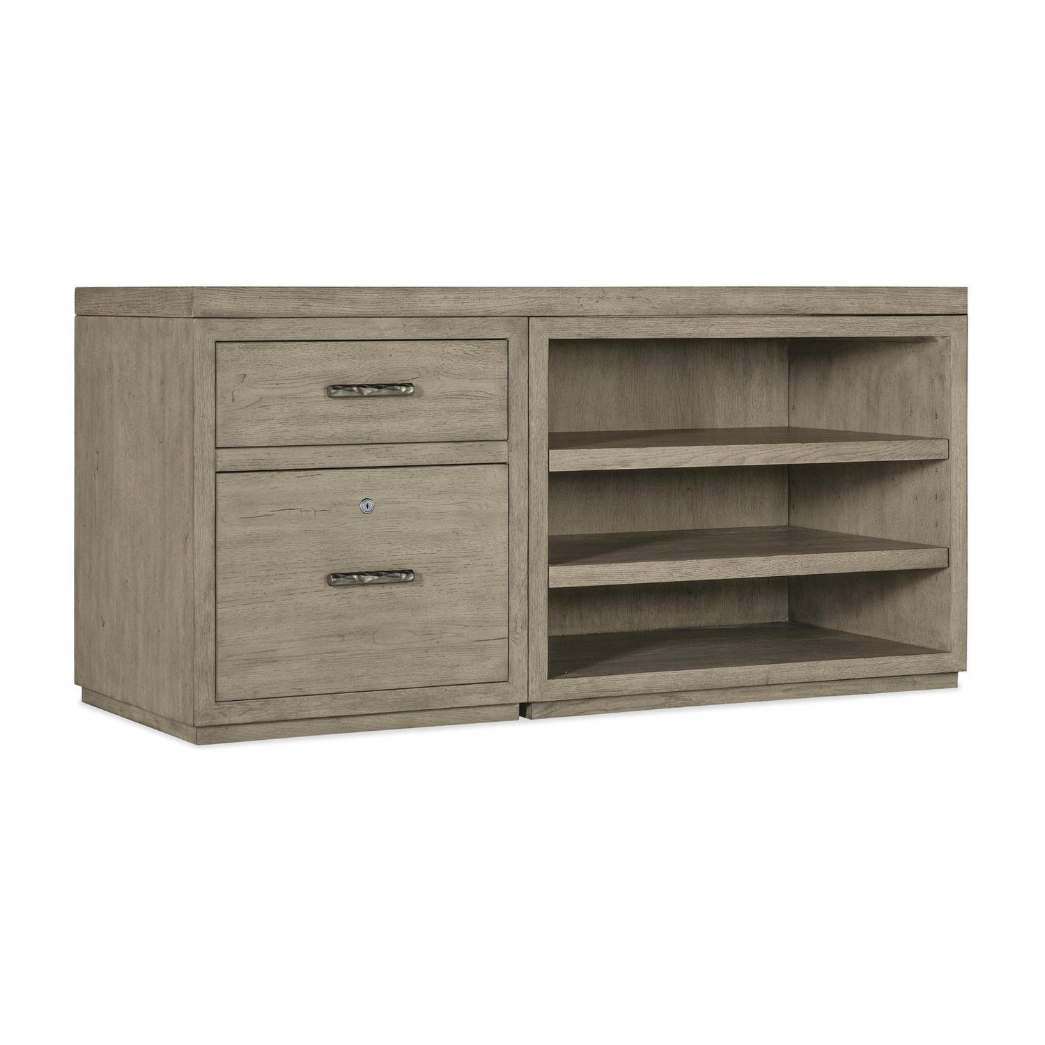 Hooker Furniture Linville Falls 60" Credenza with File and Open Desk Cabinet