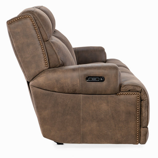 Hooker Furniture Wheeler Power Sofa with Power Headrest