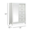 Magnussen Home Springhouse Whisper White Door Chest