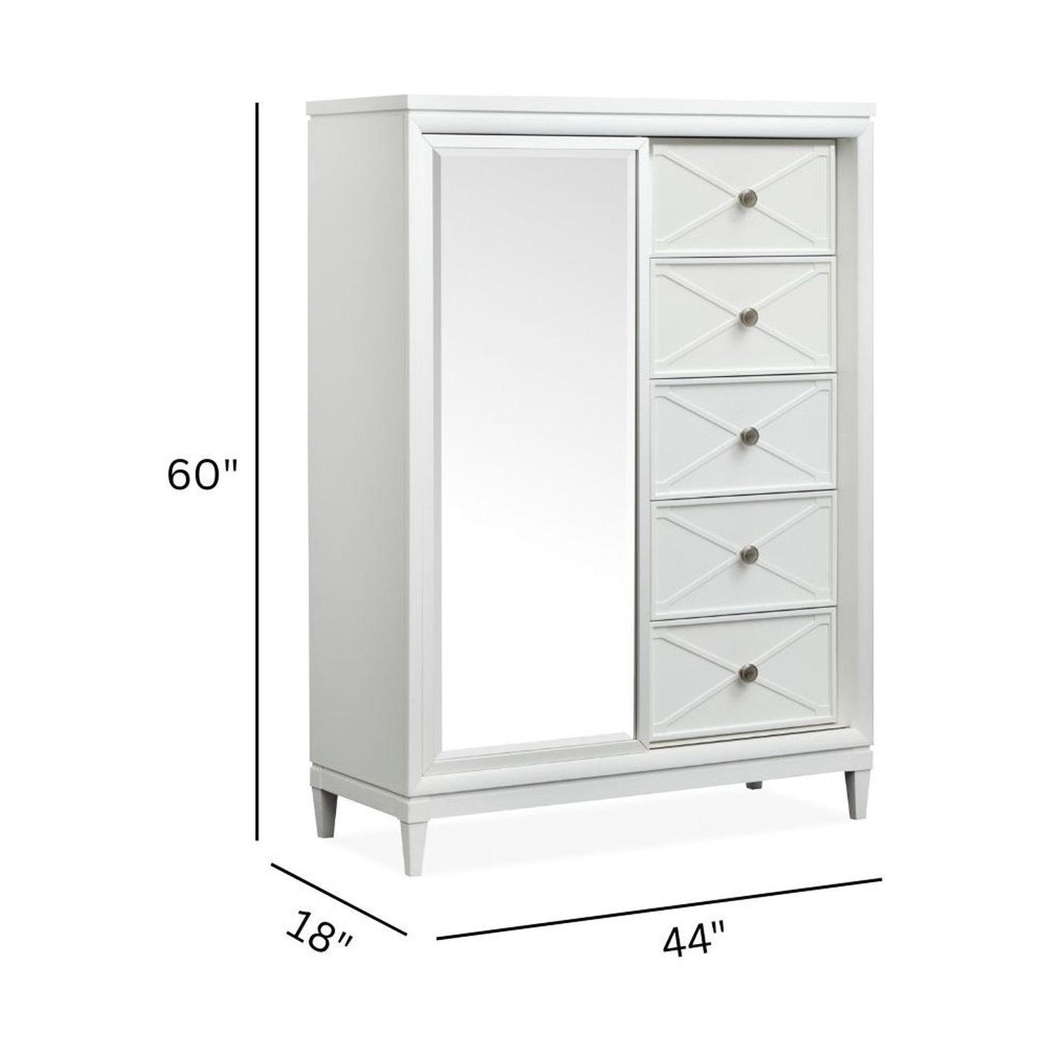 Magnussen Home Springhouse Whisper White Door Chest