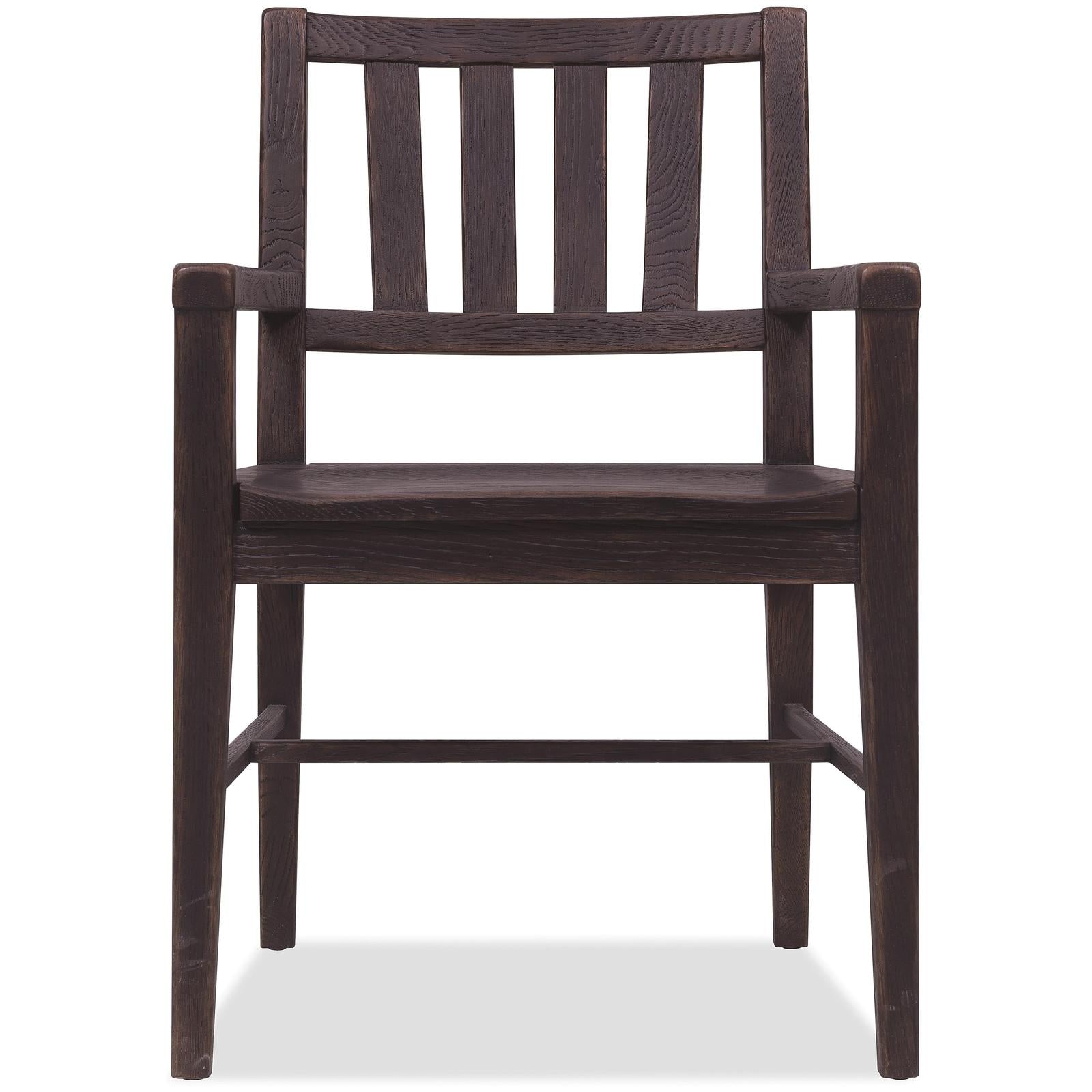 Hooker Furniture Driftwood Splatback Arm Chair