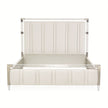 Michael Amini Penthouse Short Panel Bed - Ash Gray