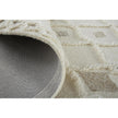 Feizy Anica 8011F Transitional Trellis & Lattice Rug in Ivory/Tan/Silver