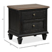 Magnussen Home Surrey Brown Drawer Nightstand