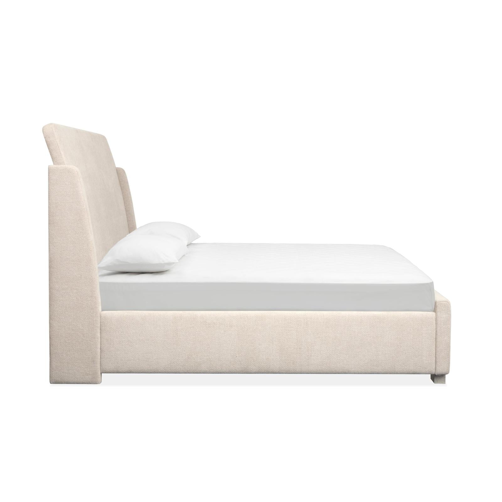 Magnussen Home Lorelei Misty Cloud Upholstered Sleigh Bed