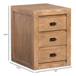 Magnussen Home Plum Creek Sierra Brown Mobile File With Casters