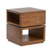 Magnussen Home Newton Cinnamon Square End Table